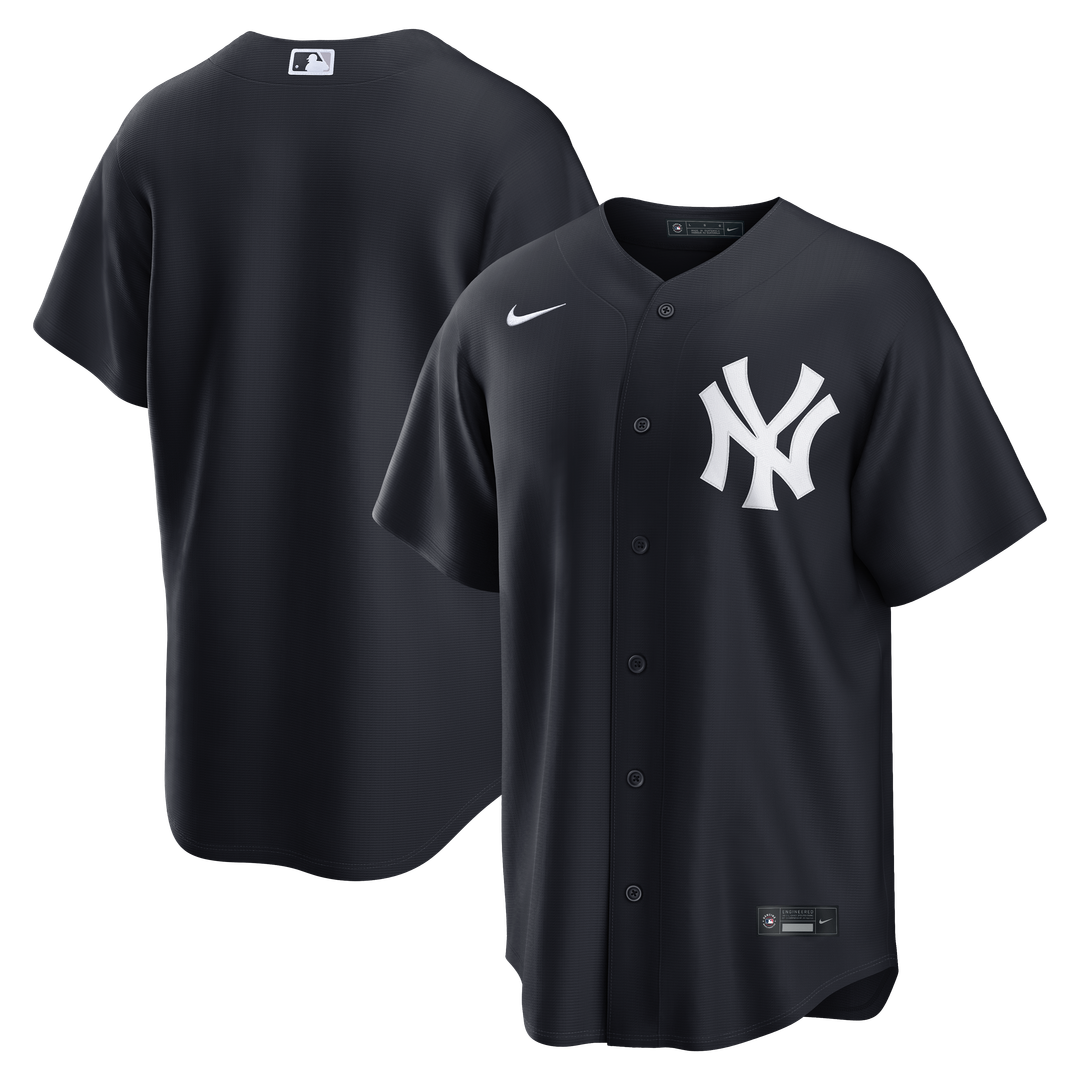 New York Yankees Nike Alternate Replica Jersey - Navy Official MLB Team Apparel Baseball Fan Gear