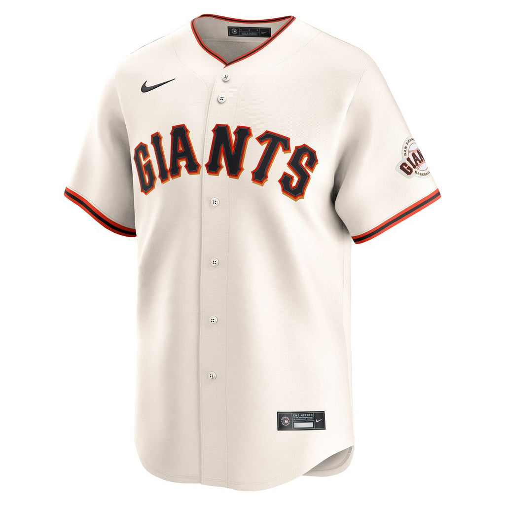 San Francisco Giants Nike Home Limited Custom Jersey - Cream Official MLB Team Apparel Baseball Fan Gear