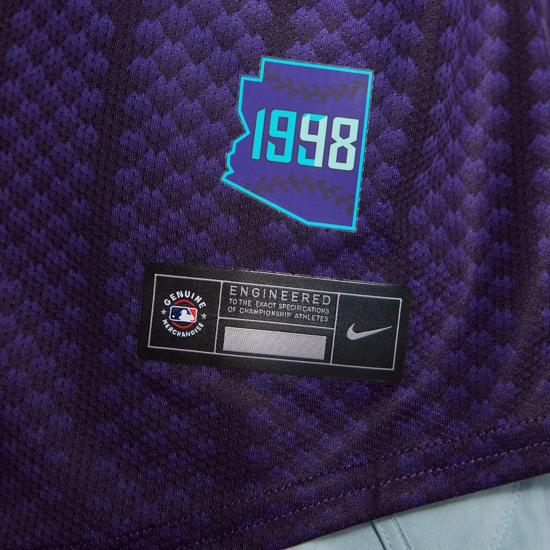 Corbin Carroll Arizona Diamondbacks Nike Women's 2025 City Connect Limited Player Jersey - Purple Official MLB Team Apparel Baseball Fan Gear