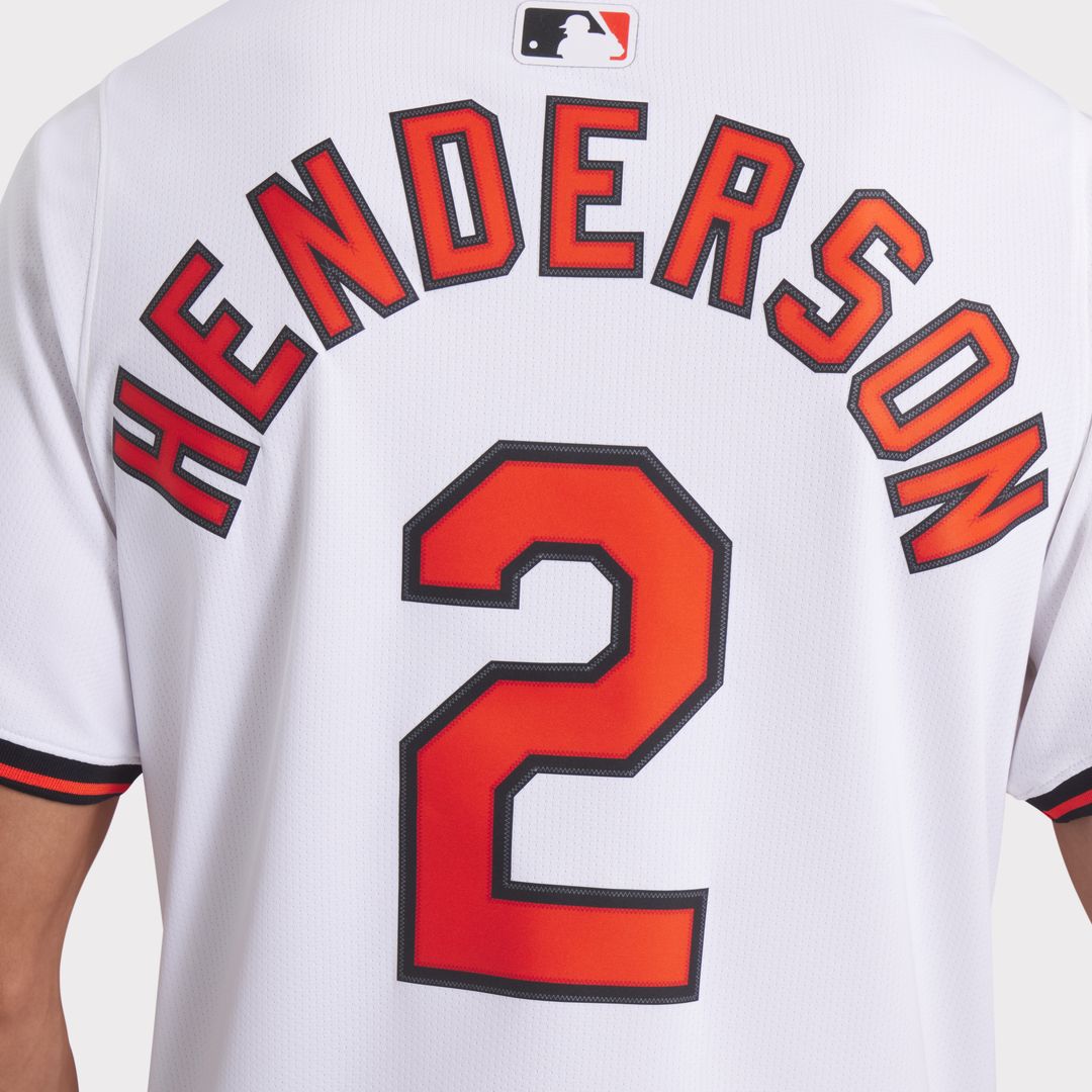Gunnar Henderson Baltimore Orioles Nike Women's Home Limited Player Jersey - White Official MLB Team Apparel Baseball Fan Gear