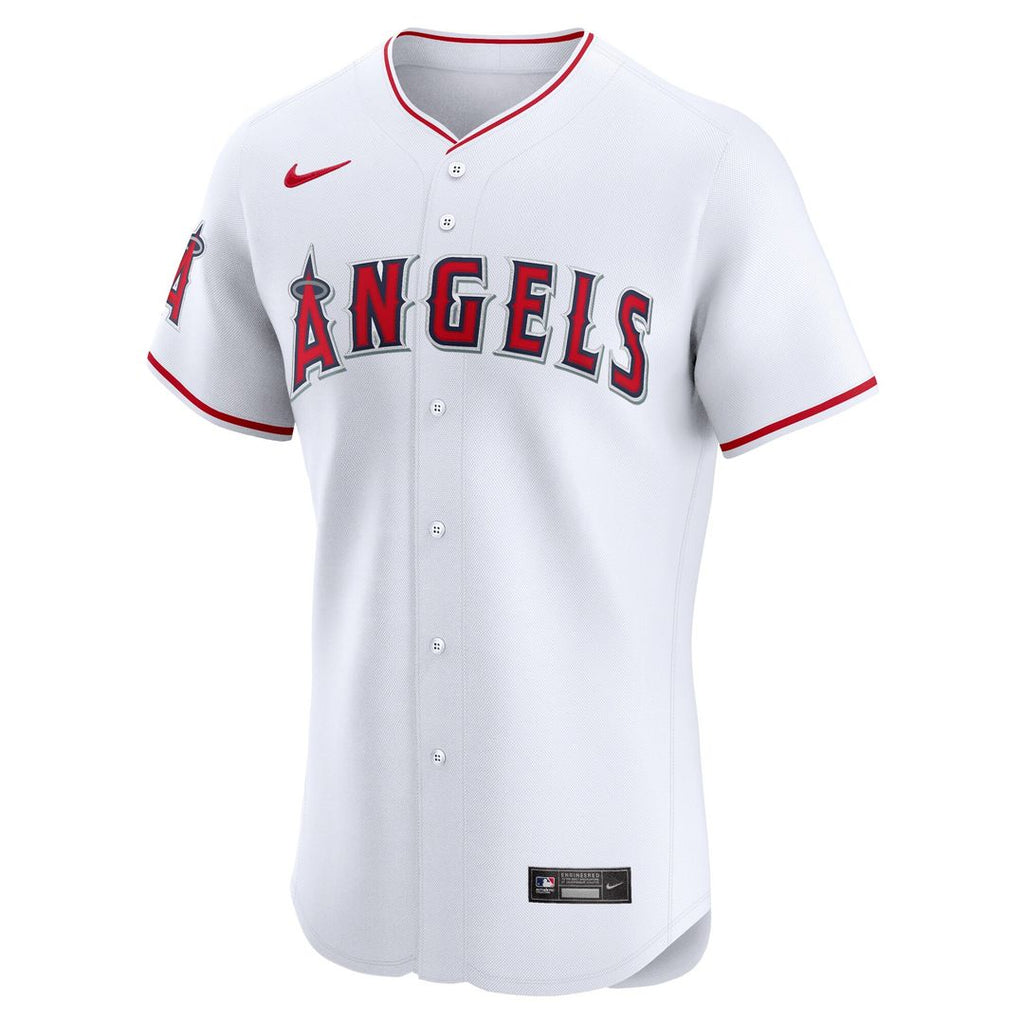 Los Angeles Angels Nike Home Elite Jersey - White Official MLB Team Apparel Baseball Fan Gear