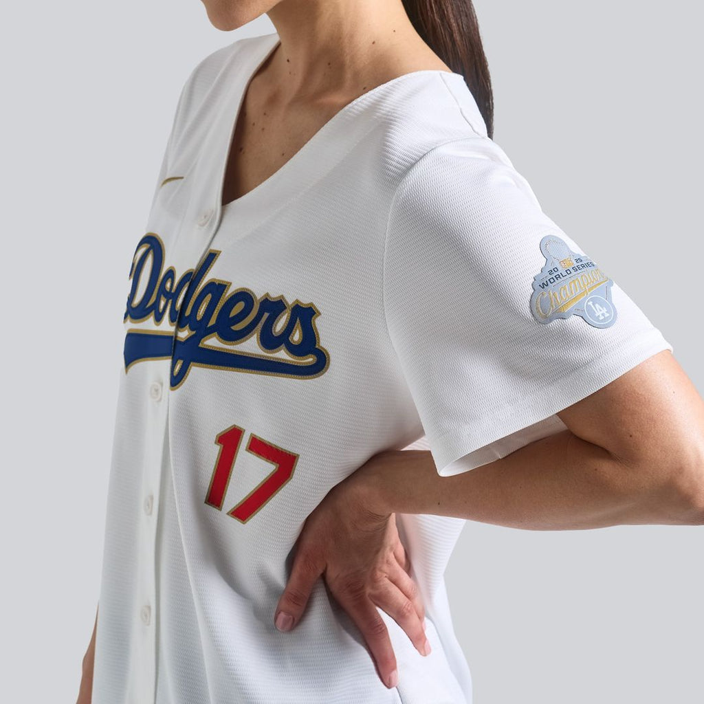 Shohei Ohtani Los Angeles Dodgers Nike Women's 2026 Gold Collection Stadium Jersey - White Official MLB Team Apparel Baseball Fan Gear