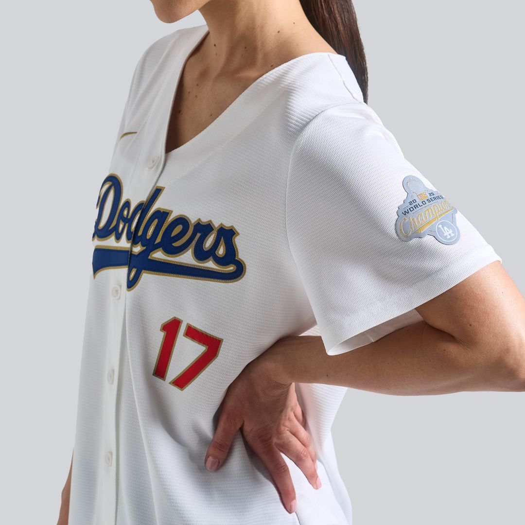 Shohei Ohtani Los Angeles Dodgers Nike Women's 2026 Gold Collection Stadium Jersey - White Official MLB Team Apparel Baseball Fan Gear