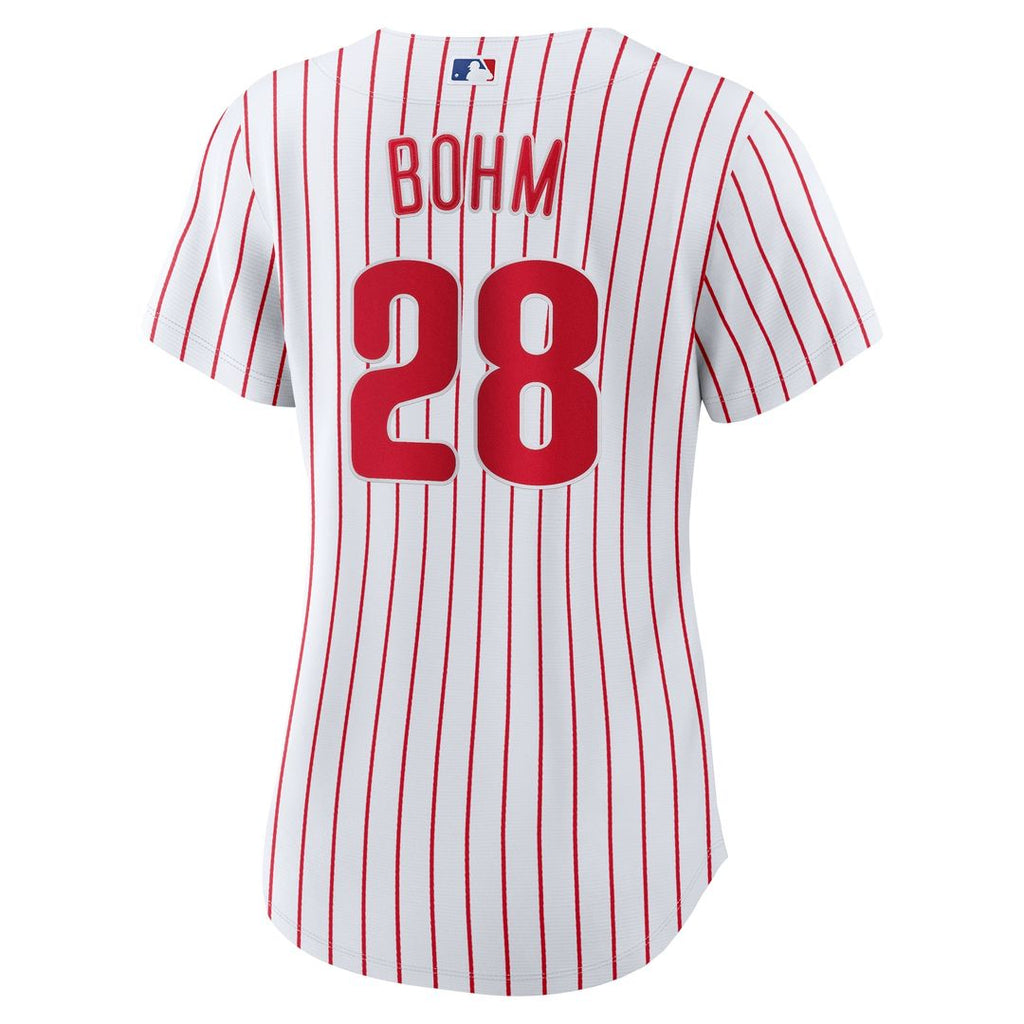 Alec Bohm Philadelphia Phillies Nike Women's Home Replica Jersey - White Official MLB Team Apparel Baseball Fan Gear