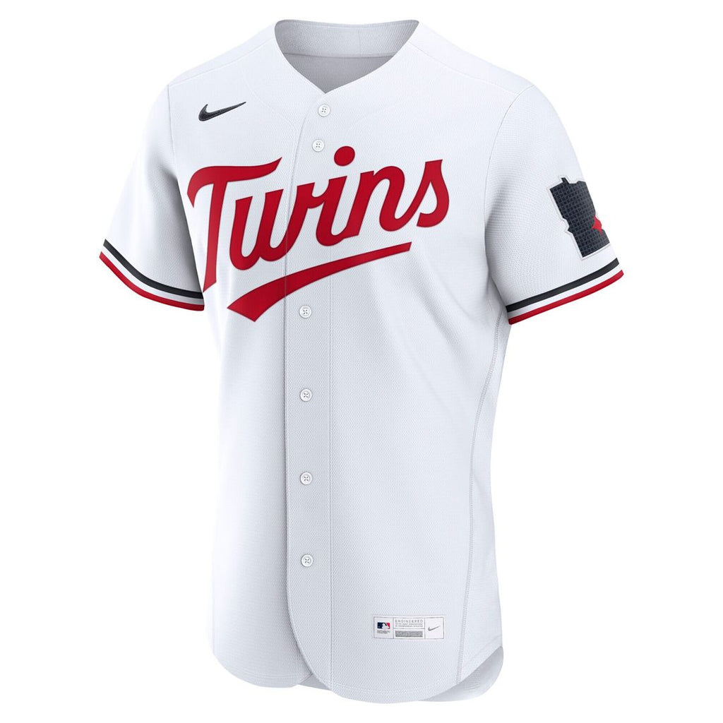 Minnesota Twins Nike Home Authentic Jersey - White Official MLB Team Apparel Baseball Fan Gear