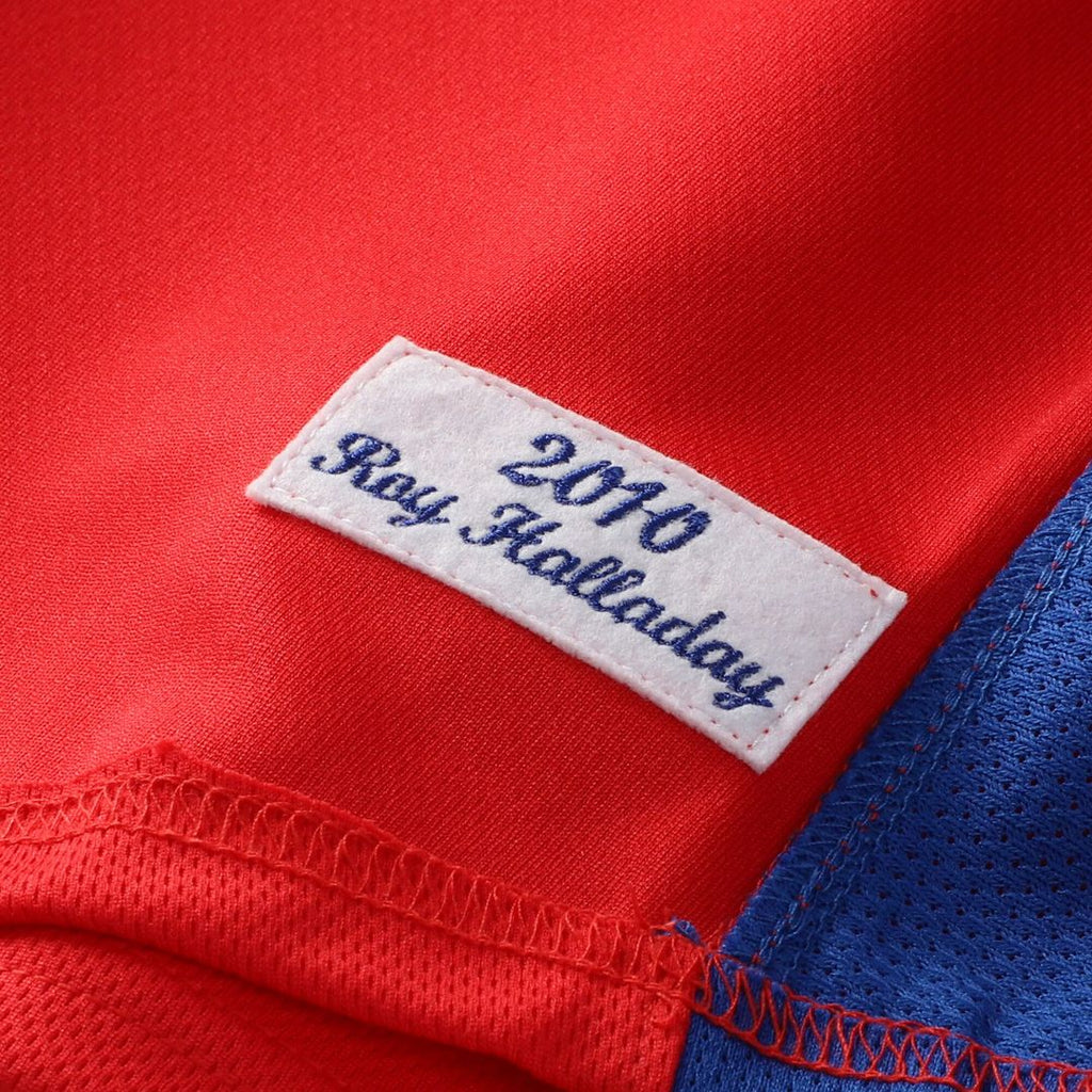 Roy Halladay Philadelphia Phillies Mitchell & Ness Toddler Cooperstown Collection Mesh Batting Practice Jersey - Red Official MLB Team Apparel Basebal
