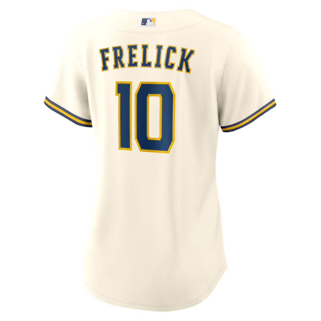 Sal Frelick Milwaukee Brewers Nike Women's Home Replica Jersey - Cream Official MLB Team Apparel Baseball Fan Gear