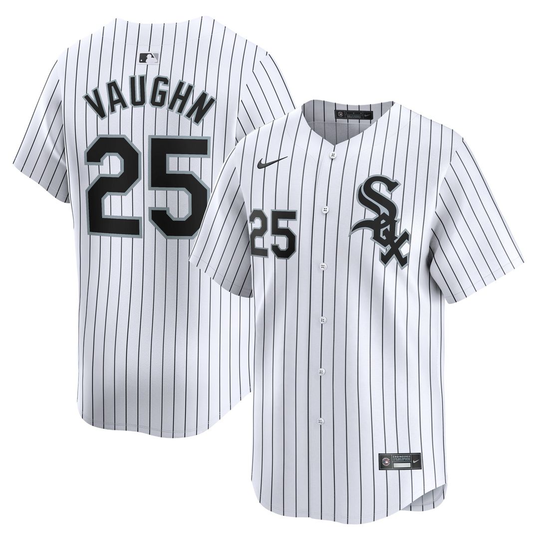 Andrew Vaughn Chicago White Sox Nike Home Limited Player Jersey - White Official MLB Team Apparel Baseball Fan Gear