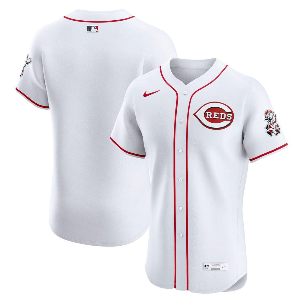 Cincinnati Reds Nike Home Elite Jersey - White Official MLB Team Apparel Baseball Fan Gear