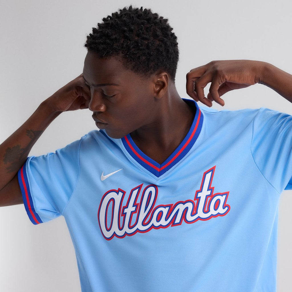 Atlanta Braves Nike 2026 City Connect Stadium Jersey - Powder Blue Official MLB Team Apparel Baseball Fan Gear