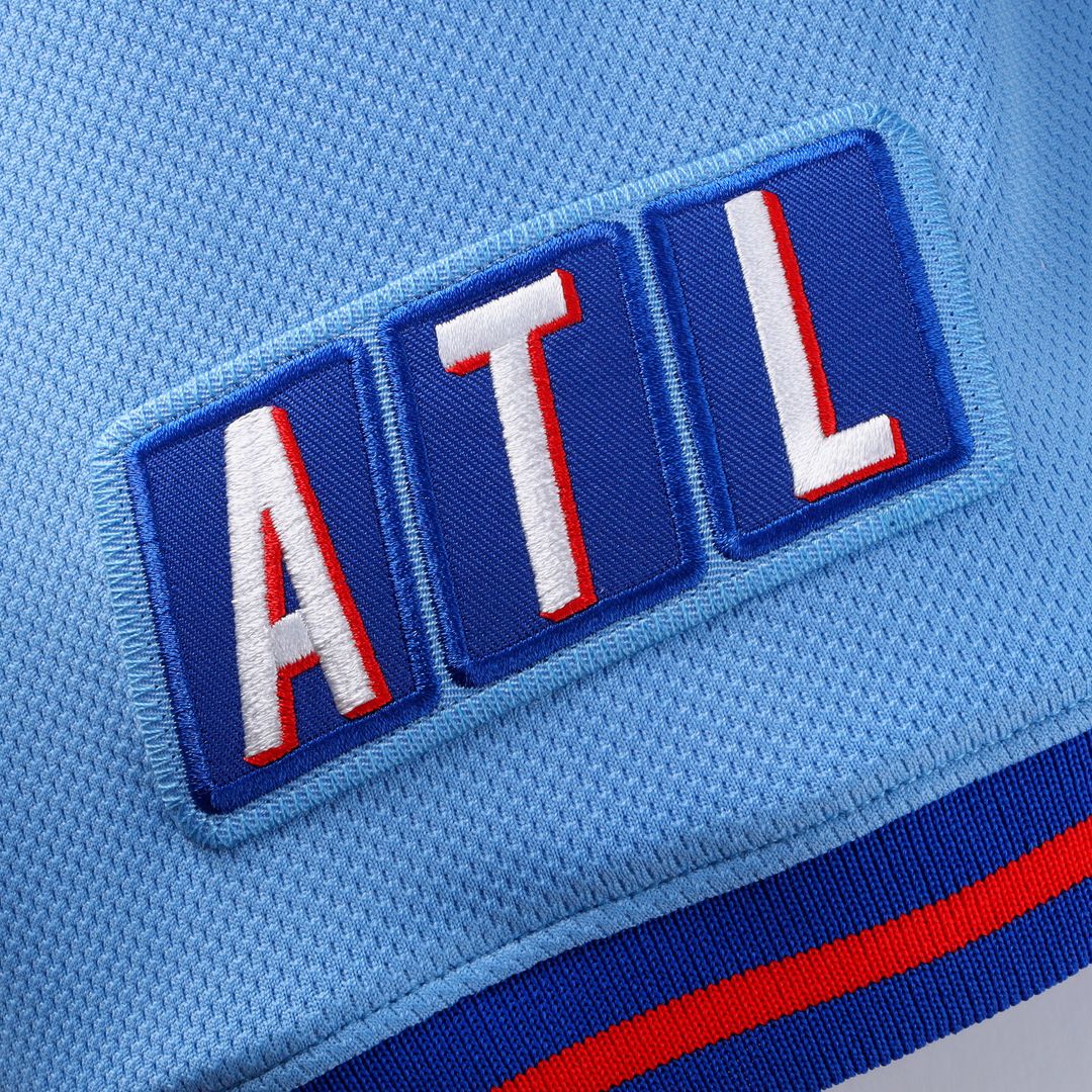 Atlanta Braves Nike 2026 City Connect Authentic Jersey - Powder Blue Official MLB Team Apparel Baseball Fan Gear