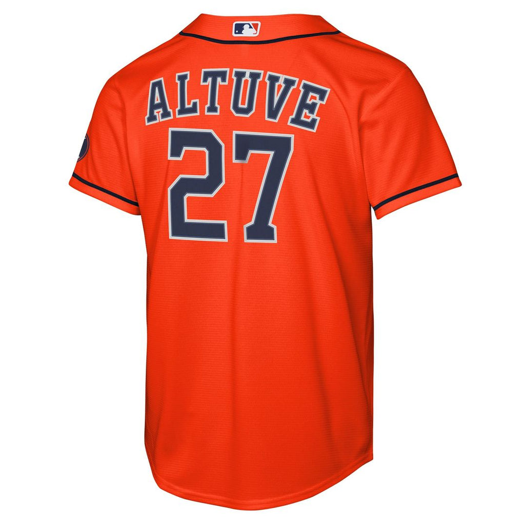 Jose Altuve Houston Astros Nike Youth Home Stadium Jersey - White Official MLB Team Apparel Baseball Fan Gear