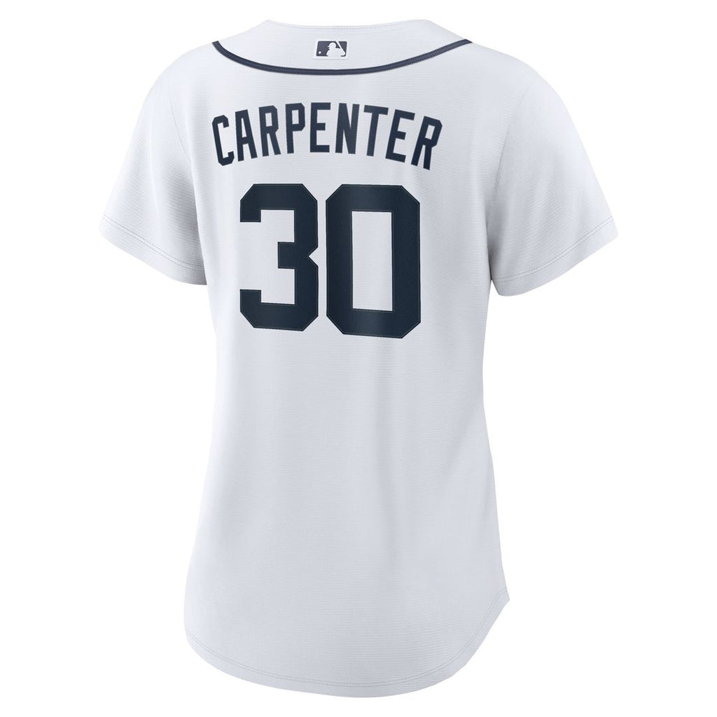 Kerry Carpenter Detroit Tigers Nike Women's Home Replica Jersey - White Official MLB Team Apparel Baseball Fan Gear