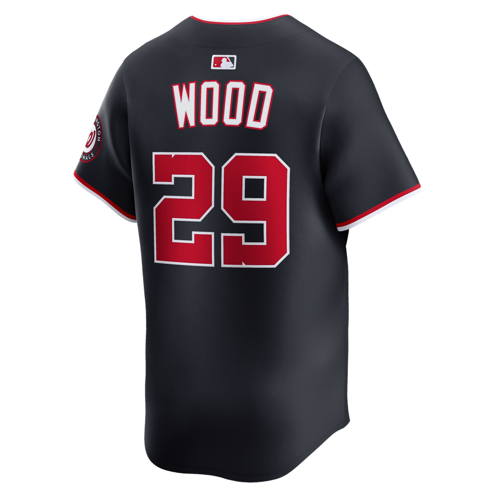 James Wood Washington Nationals Nike Alternate Limited Player Jersey - Navy Official MLB Team Apparel Baseball Fan Gear