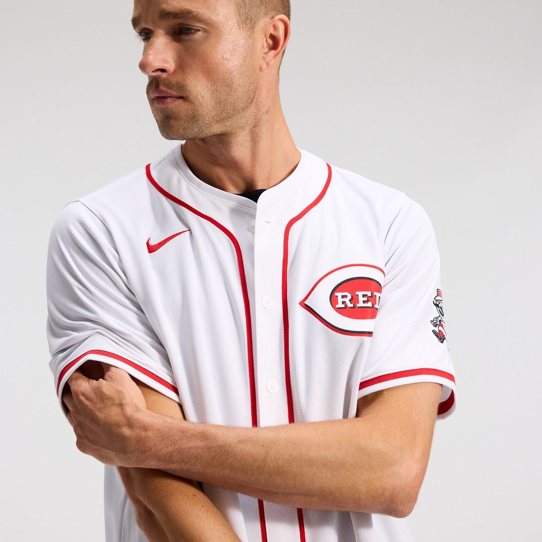 Cincinnati Reds Nike Home Limited Jersey - White Official MLB Team Apparel Baseball Fan Gear