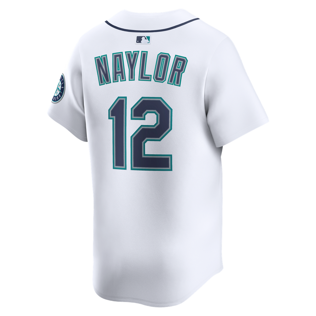 Josh Naylor Seattle Mariners Nike Home Limited Jersey - White Official MLB Team Apparel Baseball Fan Gear