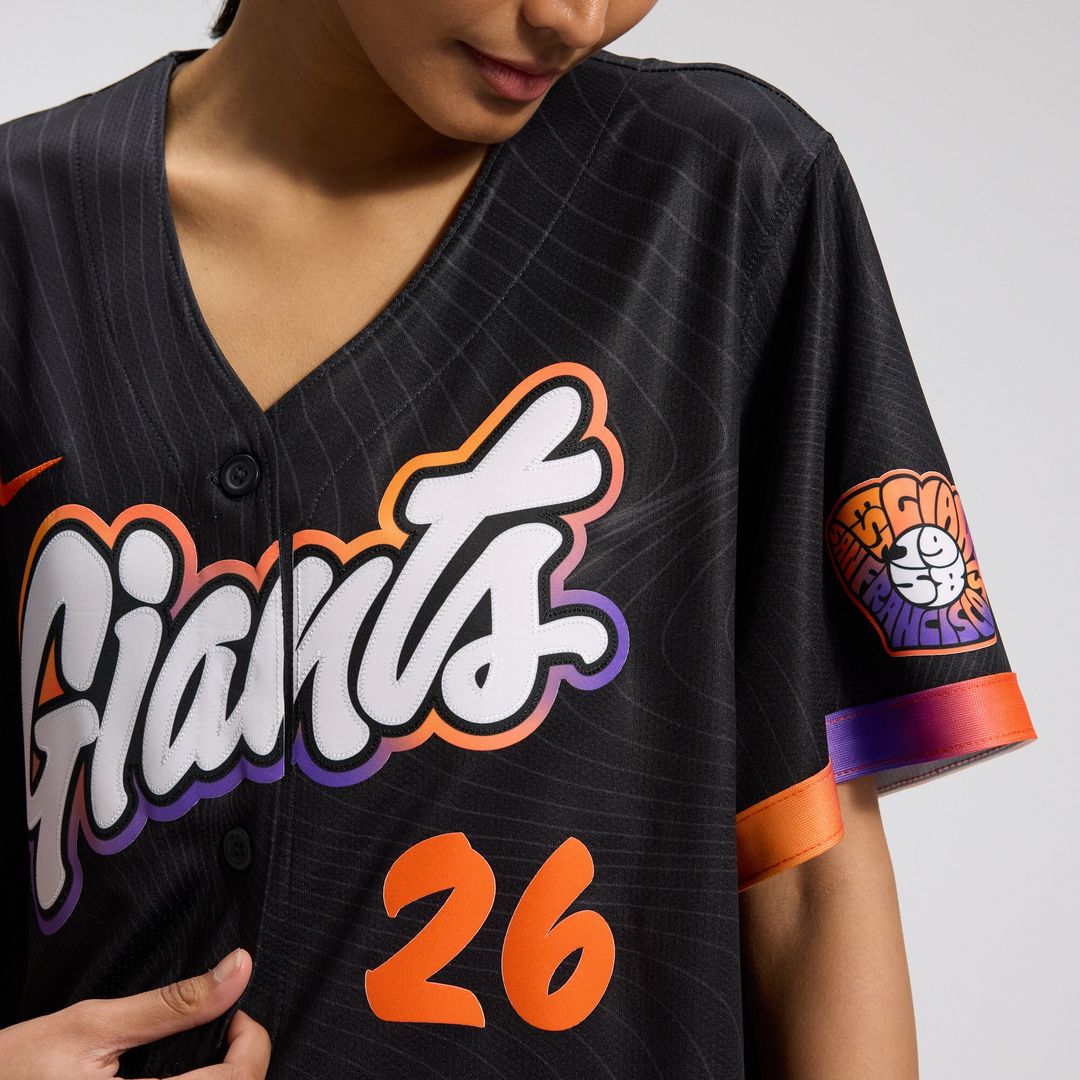 Matt Chapman San Francisco Giants Nike Women's 2025 City Connect Limited Jersey - Anthracite Official MLB Team Apparel Baseball Fan Gear