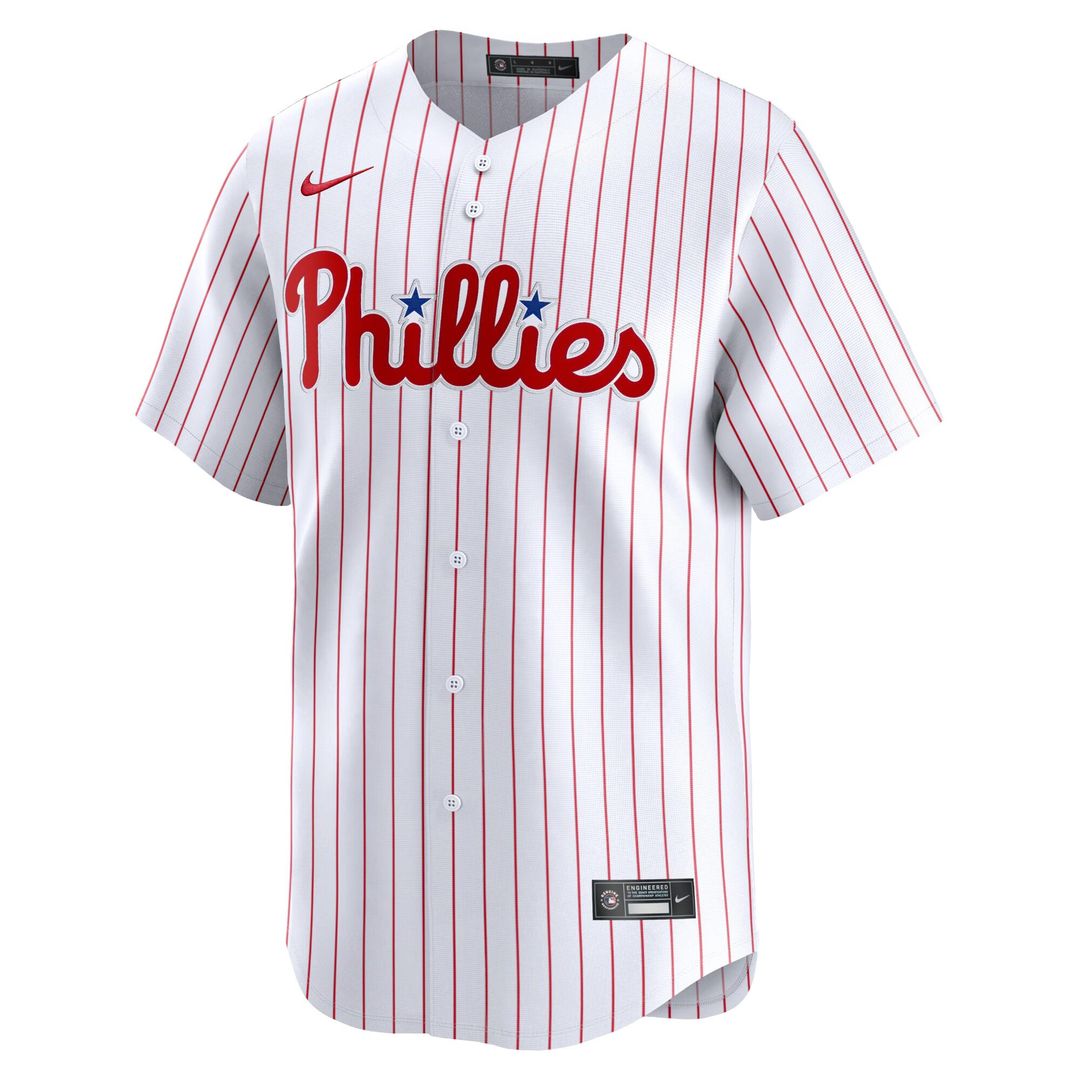J.T. Realmuto Philadelphia Phillies Nike Home Limited Player Jersey - White Official MLB Team Apparel Baseball Fan Gear