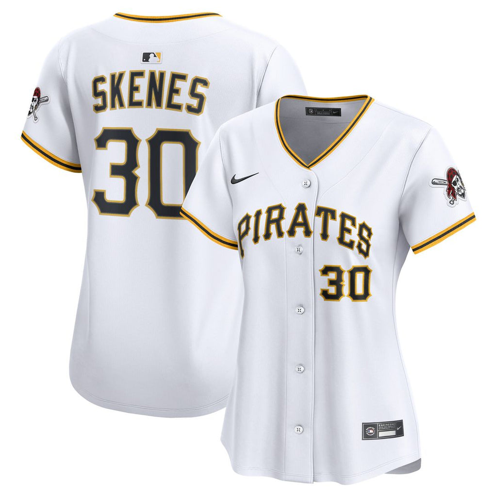 Paul Skenes Pittsburgh Pirates Nike Women's Home Limited Player Jersey - White Official MLB Team Apparel Baseball Fan Gear