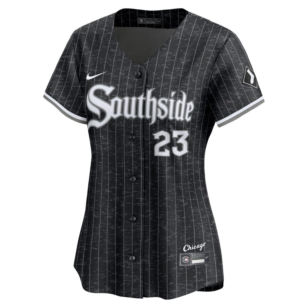 Andrew Benintendi Chicago White Sox Nike Women's City Connect Limited Jersey - Black Official MLB Team Apparel Baseball Fan Gear