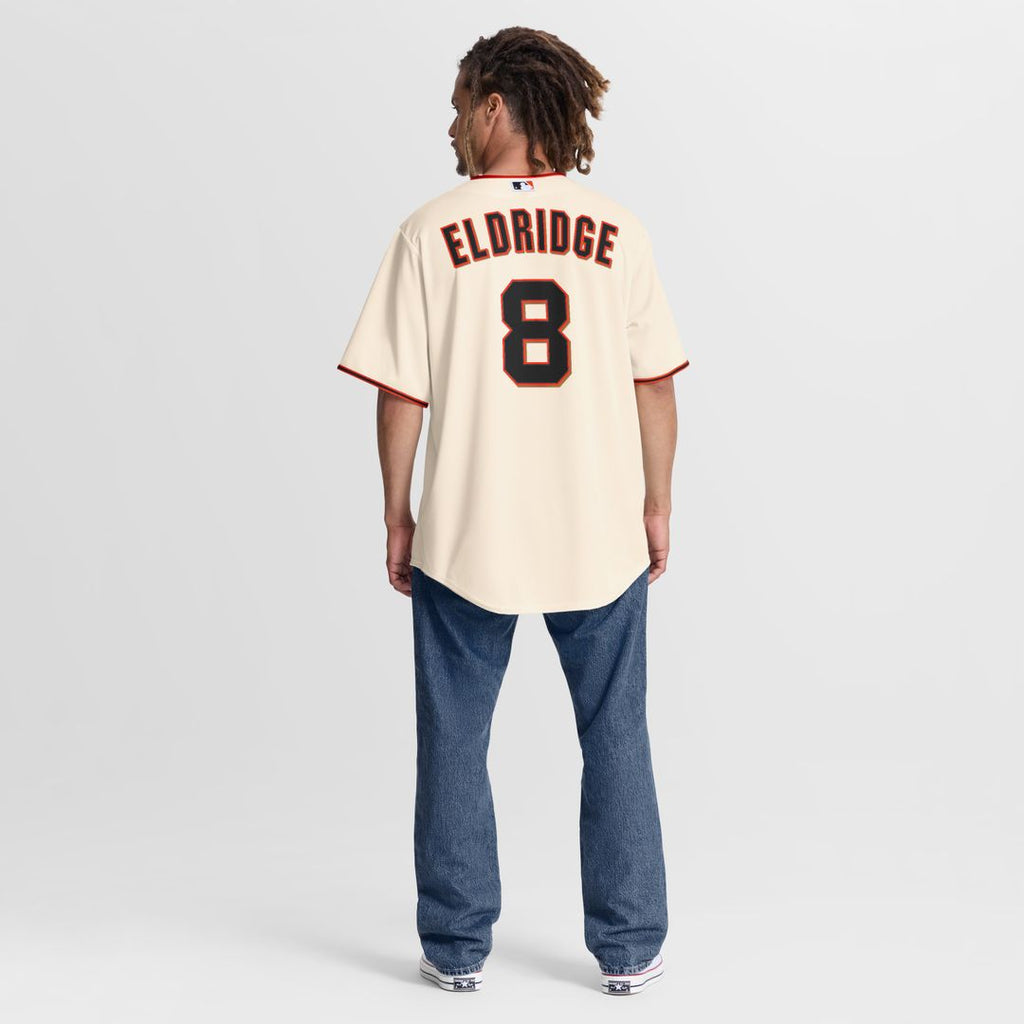 Bryce Eldridge San Francisco Giants Nike Home Replica Jersey - Cream Official MLB Team Apparel Baseball Fan Gear