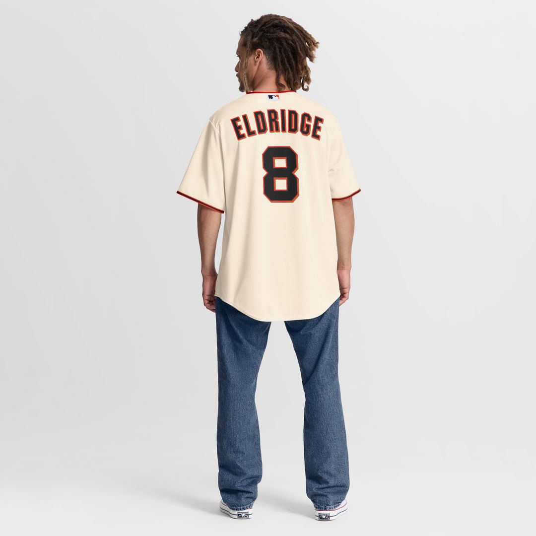 Bryce Eldridge San Francisco Giants Nike Home Replica Jersey - Cream Official MLB Team Apparel Baseball Fan Gear