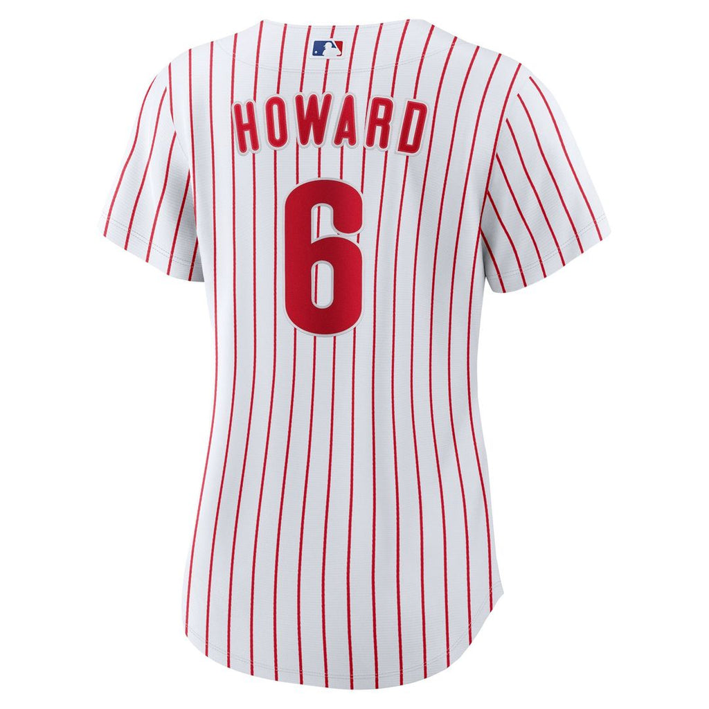 Ryan Howard Philadelphia Phillies Nike Women's Replica Jersey - White Official MLB Team Apparel Baseball Fan Gear