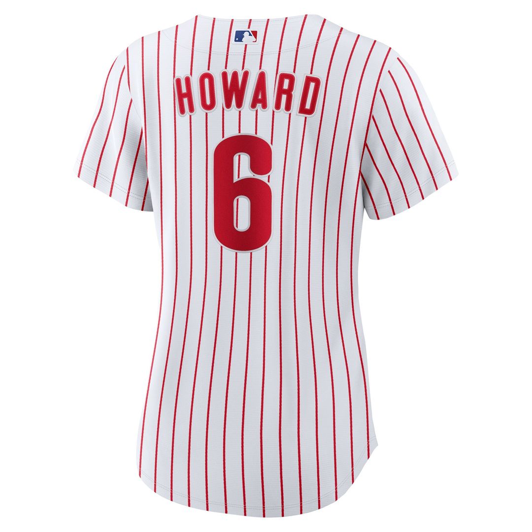 Ryan Howard Philadelphia Phillies Nike Women's Replica Jersey - White Official MLB Team Apparel Baseball Fan Gear
