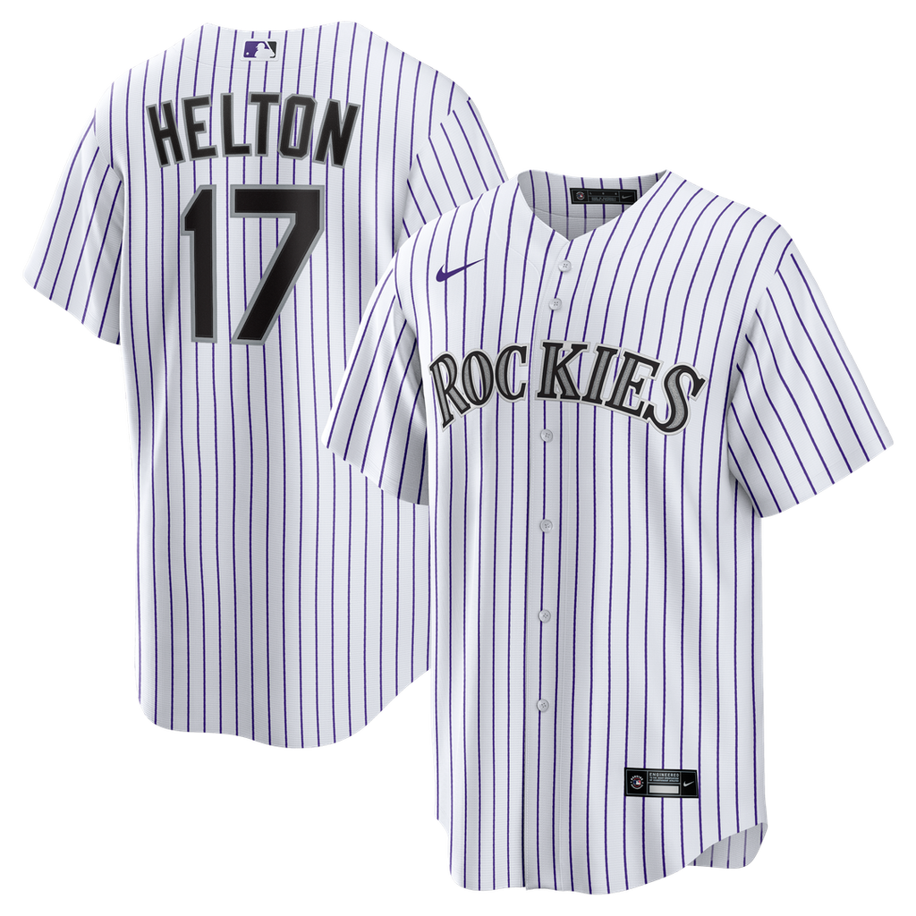 Todd Helton Colorado Rockies Nike Home Retired Player Replica Jersey - White Official MLB Team Apparel Baseball Fan Gear