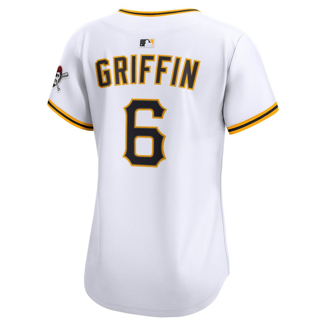 Konnor Griffin Pittsburgh Pirates Nike Women's Home Limited Jersey - White Official MLB Team Apparel Baseball Fan Gear