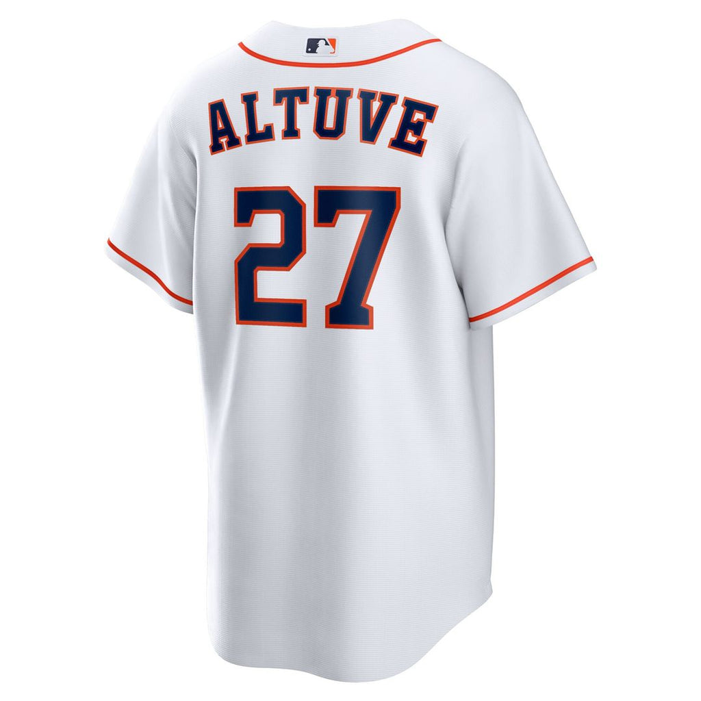 Jose Altuve Houston Astros Nike Home Replica Player Name Jersey - White Official MLB Team Apparel Baseball Fan Gear