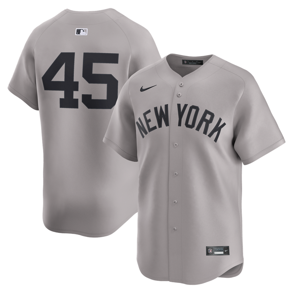 Gerrit Cole New York Yankees Nike Road Limited Player Jersey - Gray Official MLB Team Apparel Baseball Fan Gear