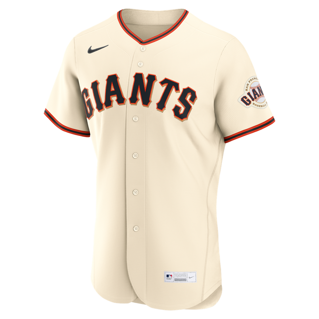San Francisco Giants Nike Home Authentic Custom Jersey - Cream Official MLB Team Apparel Baseball Fan Gear