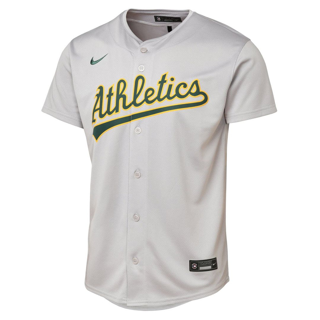 Athletics Youth Road Limited Jersey - Gray Official MLB Team Apparel Baseball Fan Gear