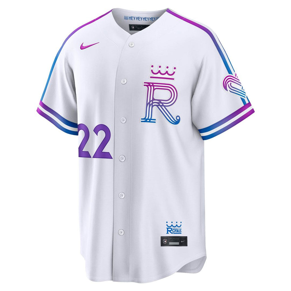Carter Jensen Kansas City Royals Nike 2026 City Connect Stadium Jersey - White Official MLB Team Apparel Baseball Fan Gear
