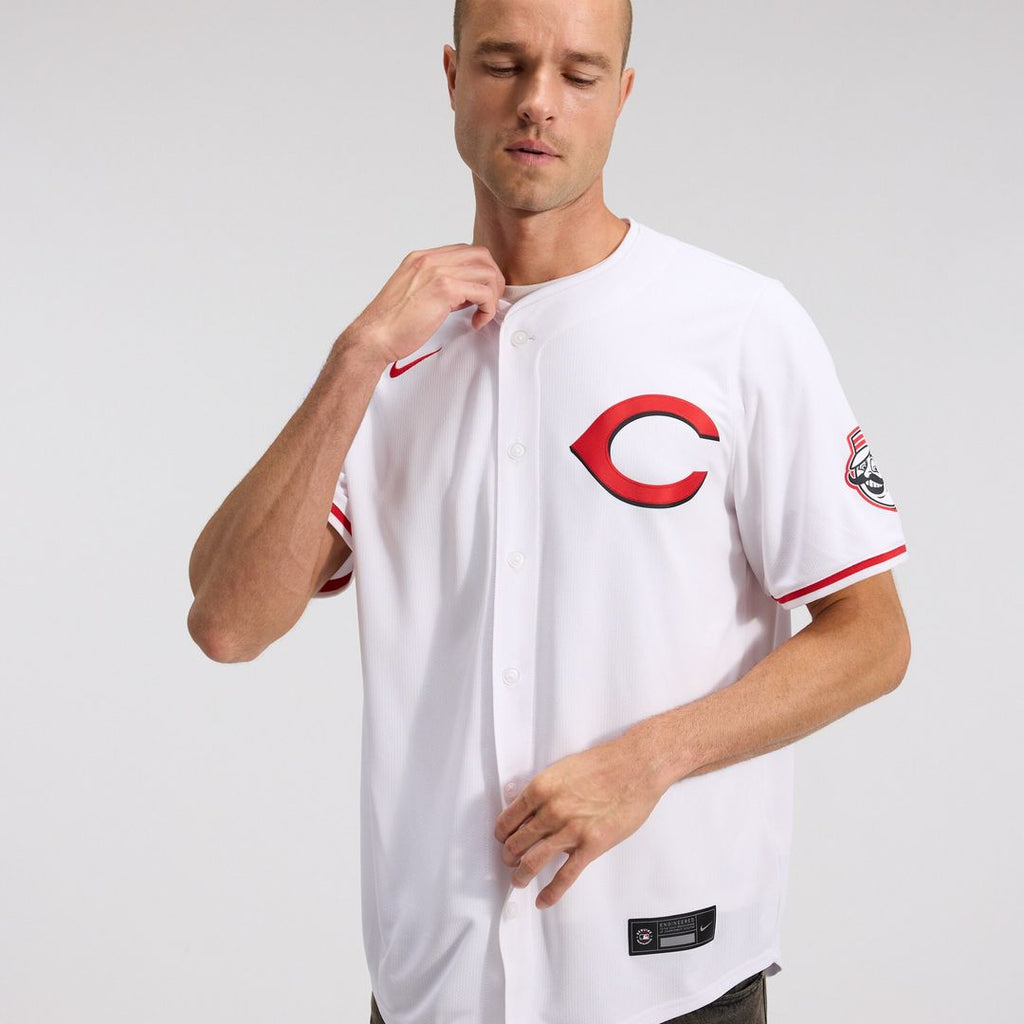 Elly De La Cruz Cincinnati Reds Nike Alternate 2 Limited Player Jersey - White Official MLB Team Apparel Baseball Fan Gear