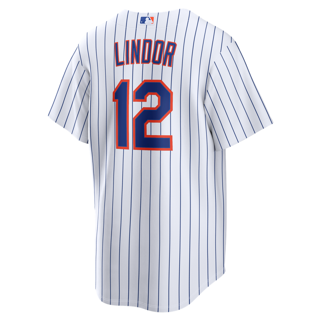 Francisco Lindor New York Mets Nike Home Replica Jersey - White Official MLB Team Apparel Baseball Fan Gear