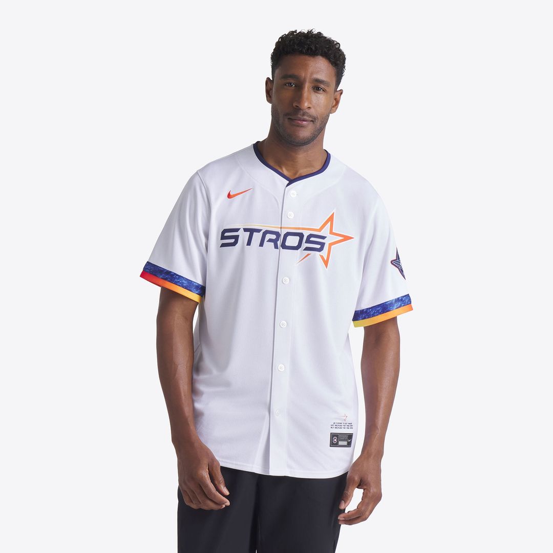 Houston Astros Nike 2025 City Connect Limited Jersey - White Official MLB Team Apparel Baseball Fan Gear