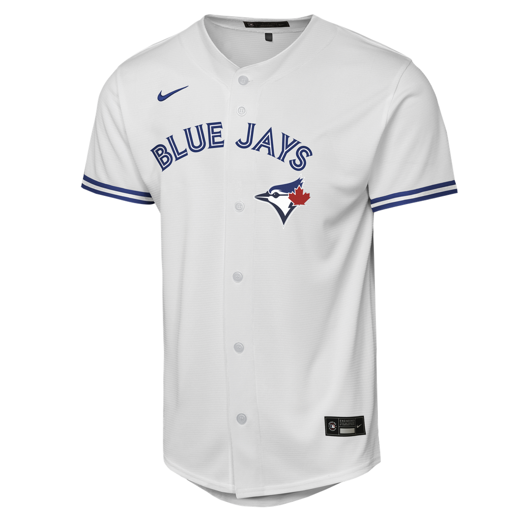 Vladimir Guerrero Jr. Toronto Blue Jays Nike Youth Home Baseline Jersey - White Official MLB Team Apparel Baseball Fan Gear