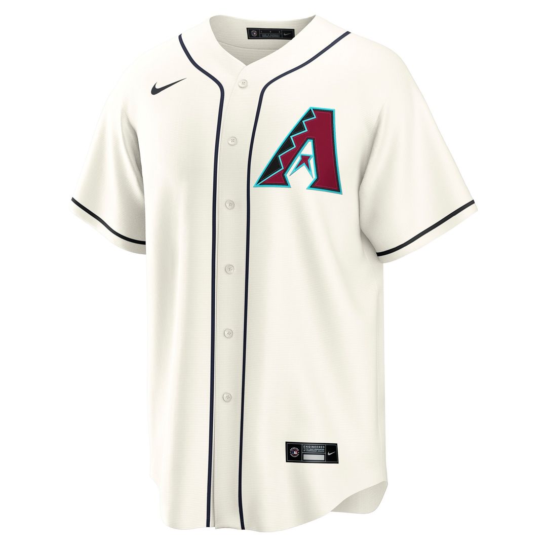 Ketel Marte Arizona Diamondbacks Nike Home Replica Jersey - Cream Official MLB Team Apparel Baseball Fan Gear