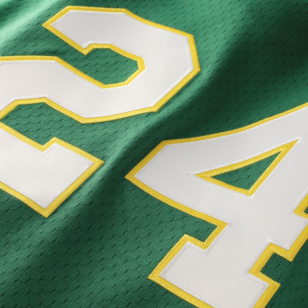 Rickey Henderson Athletics Mitchell & Ness Authentic Batting Practice Jersey - Green Official MLB Team Apparel Baseball Fan Gear