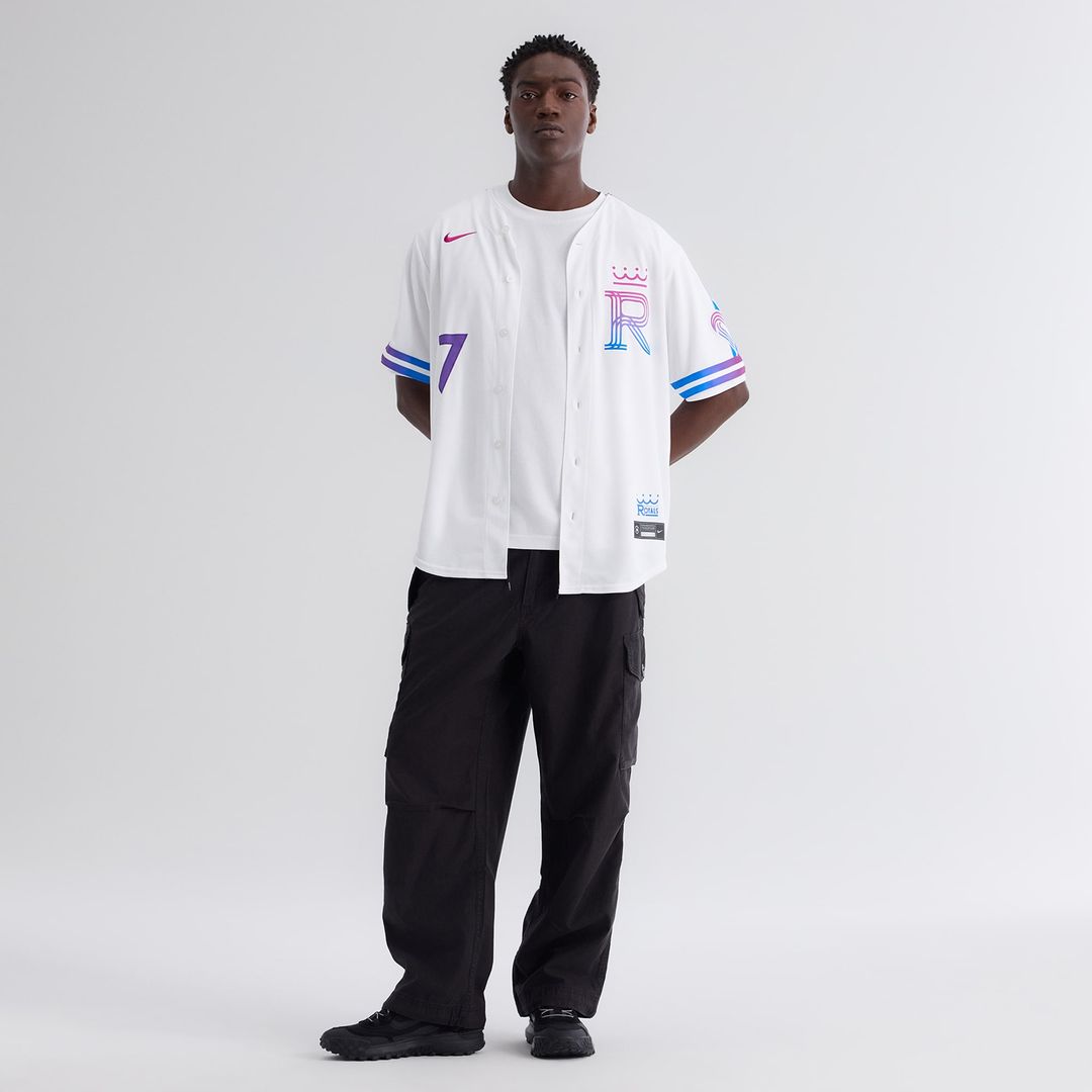 Bobby Witt Jr. Kansas City Royals Nike 2026 City Connect Stadium Jersey - White Official MLB Team Apparel Baseball Fan Gear
