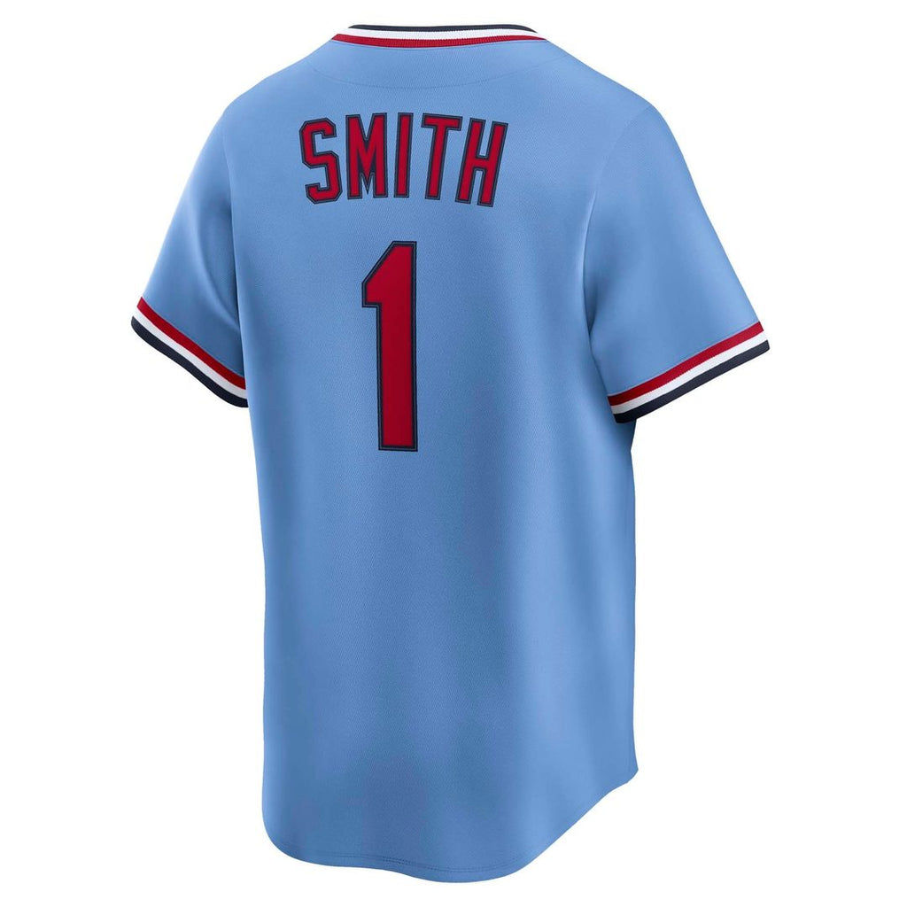 Ozzie Smith St. Louis Cardinals Nike Throwback Cooperstown Collection Limited Jersey - Blue Official MLB Team Apparel Baseball Fan Gear