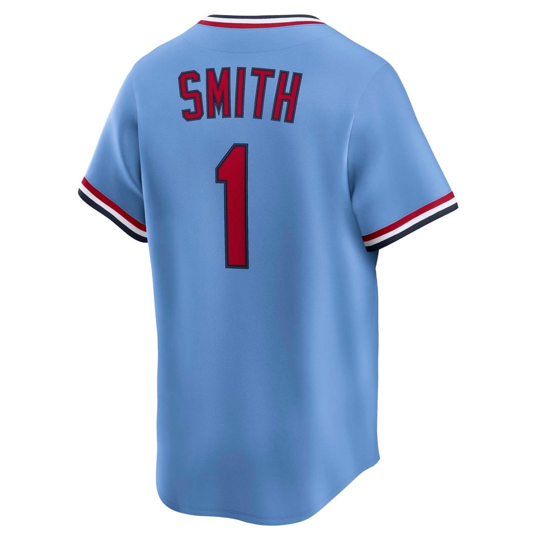 Ozzie Smith St. Louis Cardinals Nike Throwback Cooperstown Collection Limited Jersey - Blue Official MLB Team Apparel Baseball Fan Gear