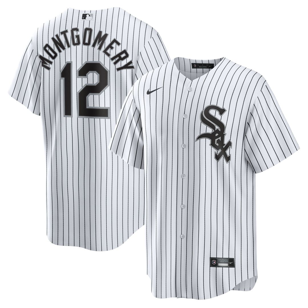 Colson Montgomery Chicago White Sox Nike Home Replica Jersey - White Official MLB Team Apparel Baseball Fan Gear