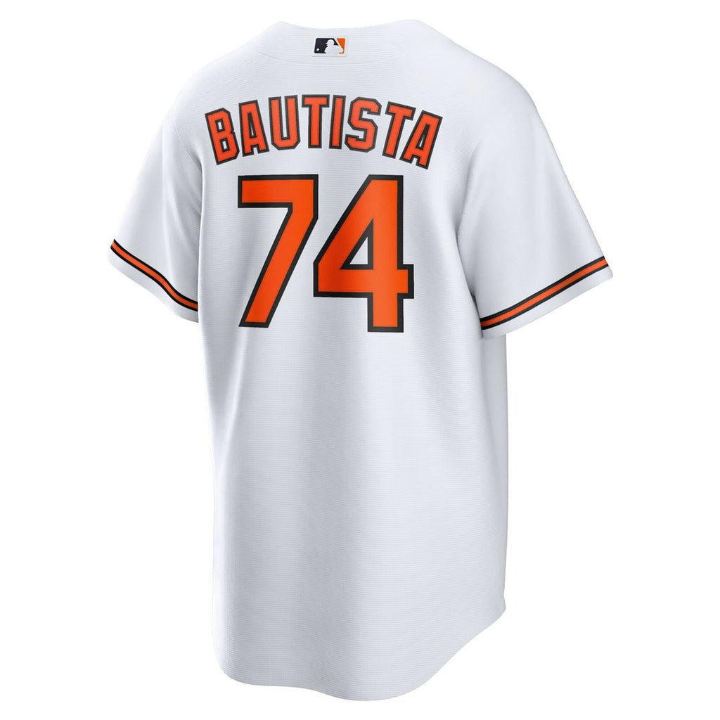 Felix Bautista Baltimore Orioles Nike Replica Player Jersey - White Official MLB Team Apparel Baseball Fan Gear
