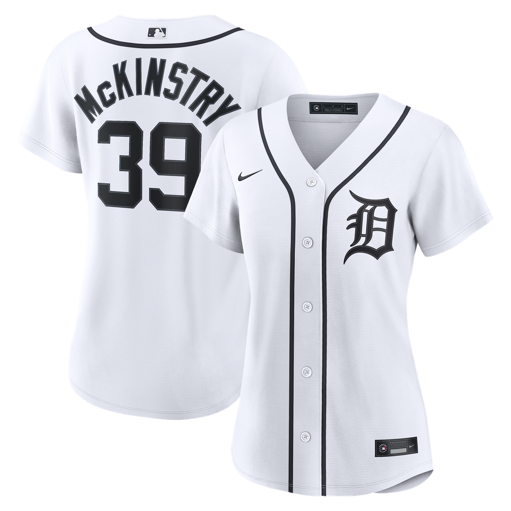 Zach McKinstry Detroit Tigers Nike Women's Home Replica Jersey - White Official MLB Team Apparel Baseball Fan Gear