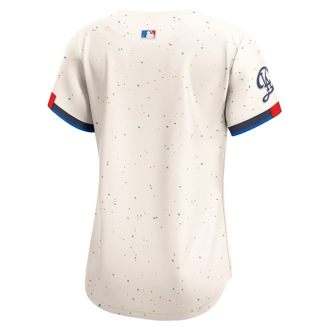 Los Angeles Dodgers Nike Women's City Connect Limited Jersey - Cream Official MLB Team Apparel Baseball Fan Gear