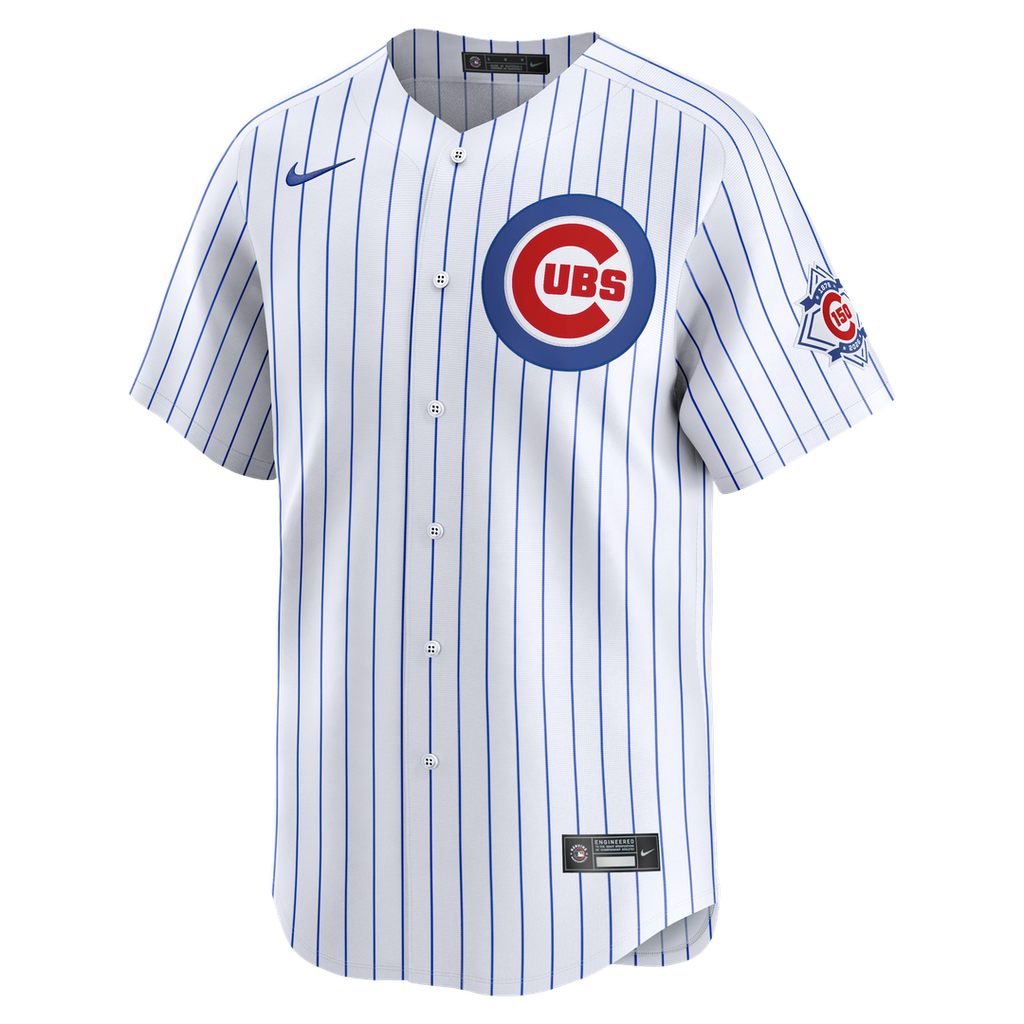Pete Crow-Armstrong Chicago Cubs Nike 150th Anniversary Limited Jersey - White Official MLB Team Apparel Baseball Fan Gear