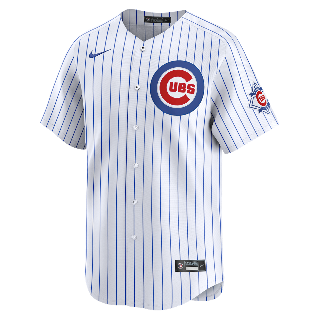 Pete Crow-Armstrong Chicago Cubs Nike 150th Anniversary Limited Jersey - White Official MLB Team Apparel Baseball Fan Gear